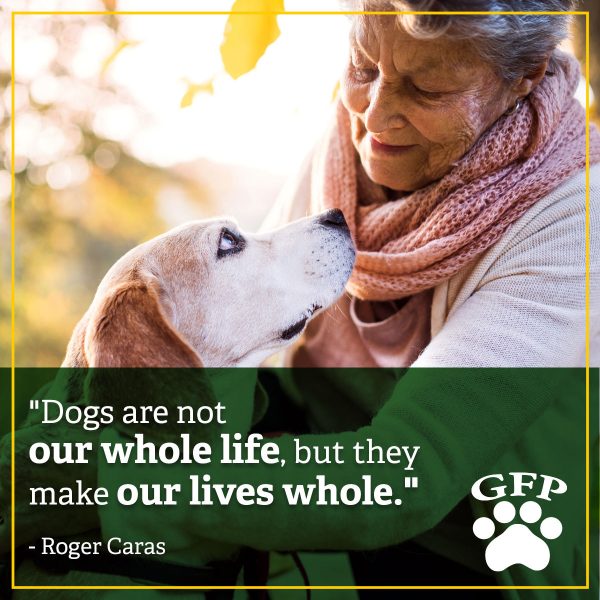 dogs are not our whole life but they make our lives whole quote by roger caras